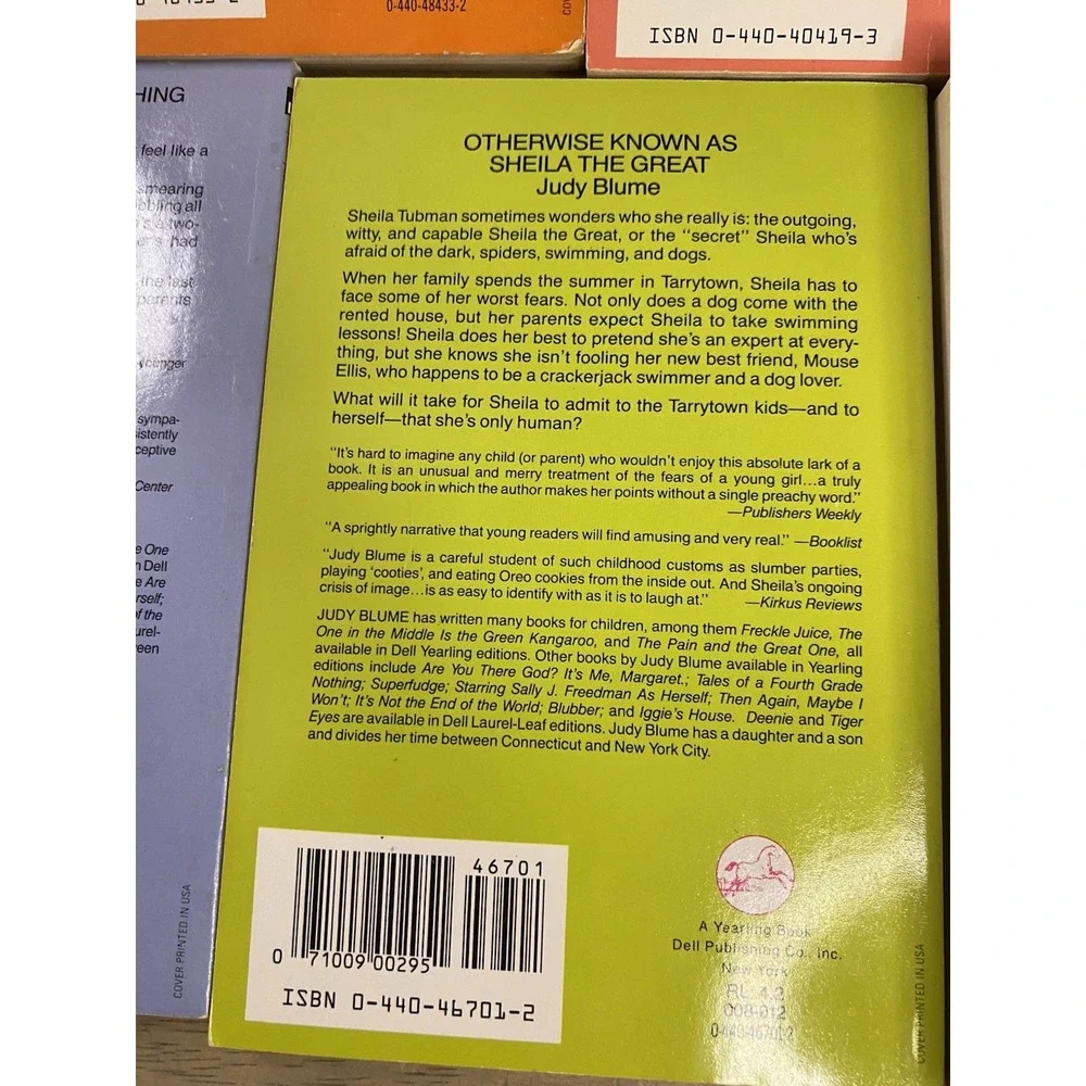 Judy Blume 1986 box